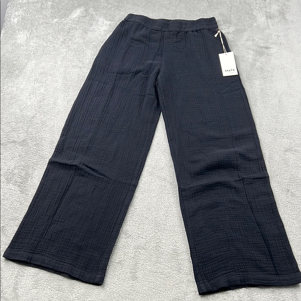 MATE the Label Black Wide Leg Pants
